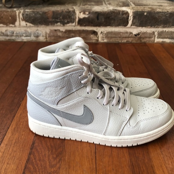 air jordan 1 mid grey fog
